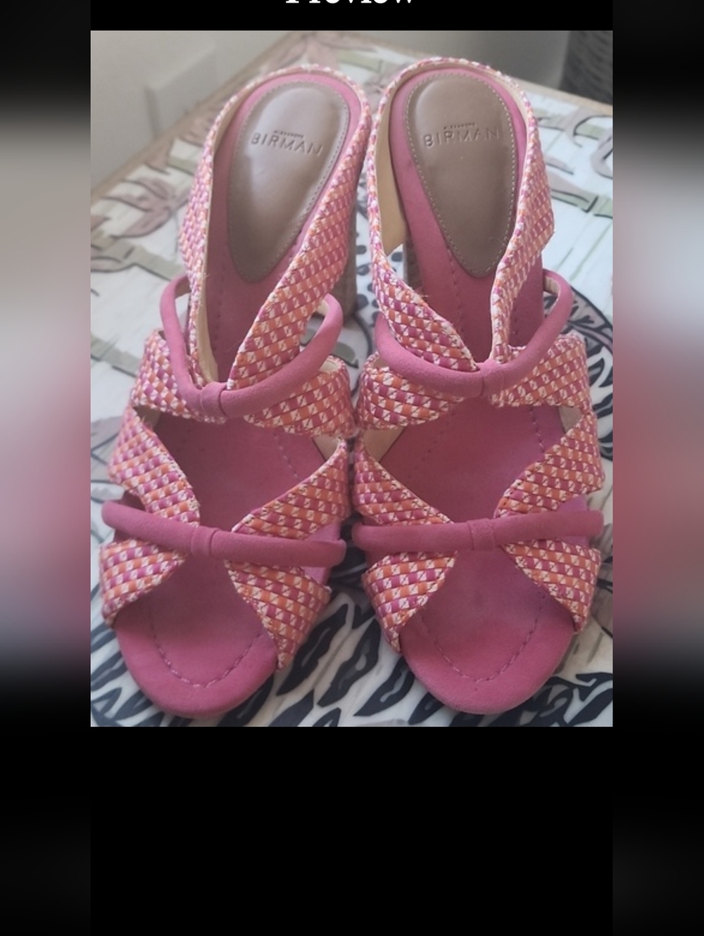Alexandre Birman Quilted Pink/orange Heels